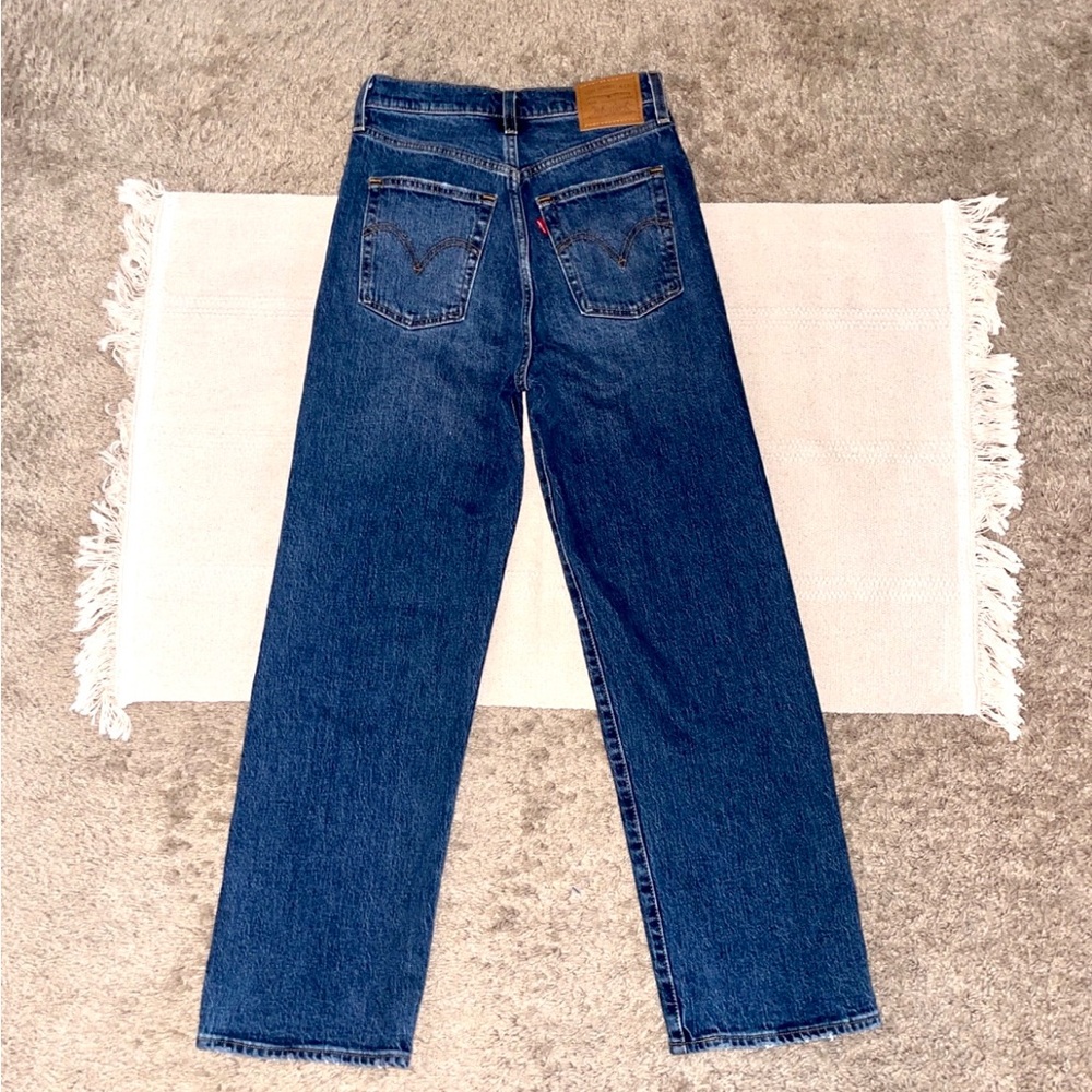 ❌Sold❌Levis ribcage ultra high rise straight ankle jean size 26 - Picture 10 of 11